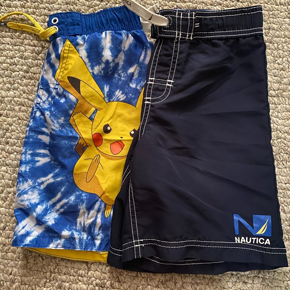 2 pairs of Boys Swim trunks